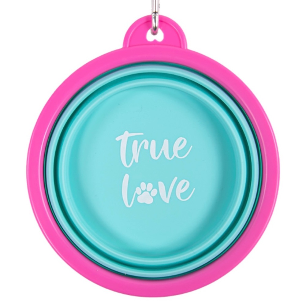 Travel Pet Bowl - True Love